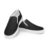 AC-Carvers™ Men’s Slip-On Canvas Shoes Black-Checks Pattern, Stylish & Comfortable Casual Footwear