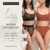 Luxury Organic 1PCS 100% Cotton Elastic Comfy Fox Ladies Hipster Panty Cute Women’s Underwear Handmade Panty Lingerie Bridal Gift