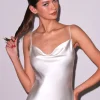 Cowl Neck Slip Dress