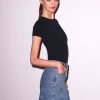 Denim Garter Skirt