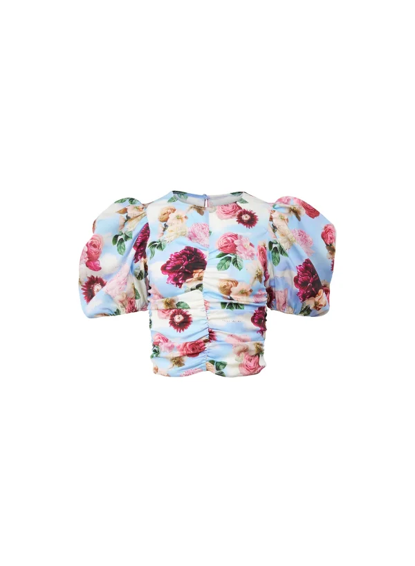 Georgette Puff Sleeve Top