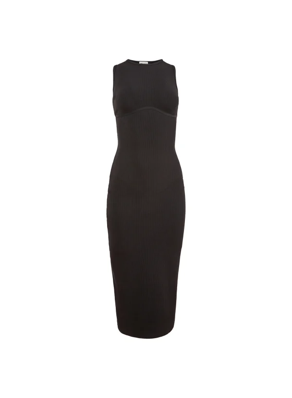 Hourglass Rib Midi Dress