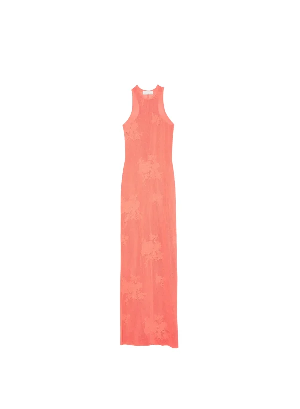 Lace Pointelle Maxi Dress