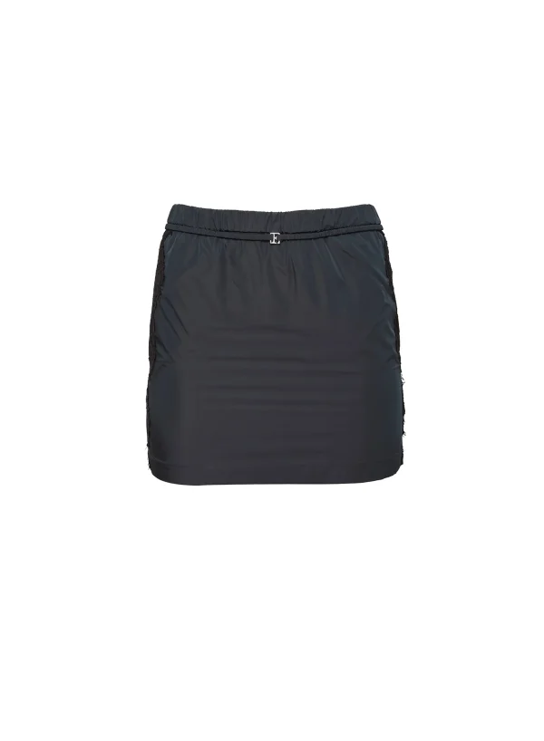 Nylon Mini Skirt