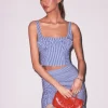 Poplin Bustier Top