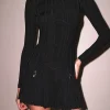 Rib Flared Skirt