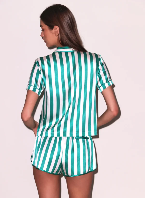 Riviera Stripe PJ Short