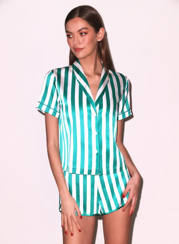 Riviera Stripe PJ Short