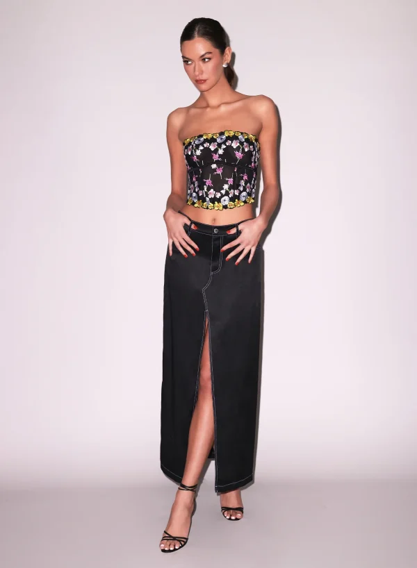 Silk Maxi Skirt