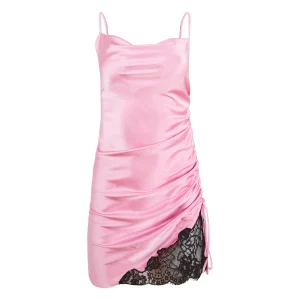 Silk Ruched Dress