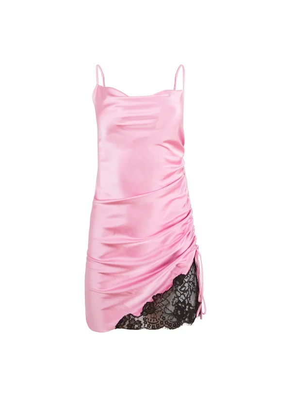 Silk Ruched Dress